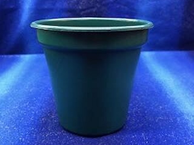 3 1/2" Round Green Pot (Union) - Click Image to Close